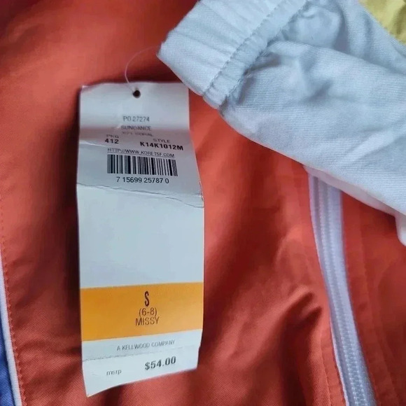 NWT $54 VTG Koret Sundance Coral Bomber Jacket Zip Front Womens sz S (6-8) - Picture 4 of 11